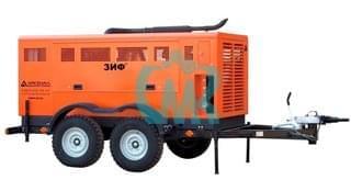 Винтовой передвижной дизельный компрессор ЗИФ-ПВ-14/1,6