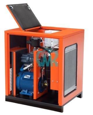 Винтовой электрический компрессор с ременным приводом ЗИФ-СВЭ-0,7/1,0 ШМ