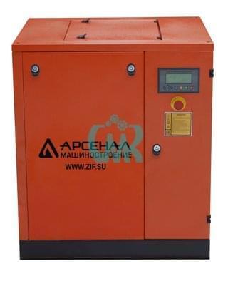 Винтовой электрический компрессор с ременным приводом ЗИФ-СВЭ-0,7/1,0 ШМ
