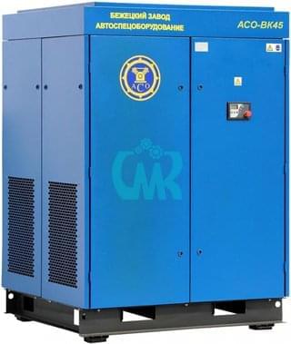 Компрессор винтовой  с частотным преобразователем АСО-ВК45/8(10/13) ESQ   , Бежецкий завод, 45кВт