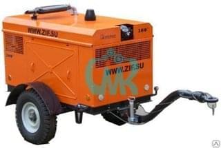 Дизельная компрессорная винтовая станция ЗИФ-ПВ-6/0,7 (МЗА9-21), Д 243 (ММЗ, Минск) со сцеплением  (59,6)кВт